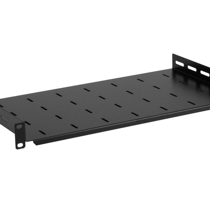 Einstellbares Regal für 19" Rack-Schrank 1U 250 mm Schwarz