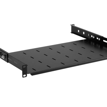 Einstellbares Regal für 19" Rack-Schrank 1U 250 mm Schwarz