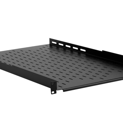 Einstellbares Regal für 19" Rack-Schrank 1U 750 mm Schwarz