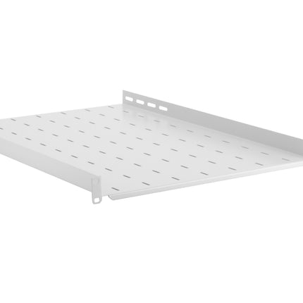 Verstellbares Regal für 19" RACK-Schrank 1U 650 mm grau