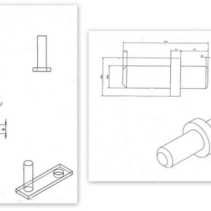 Two-Part Pin Hinge 0Z-0065